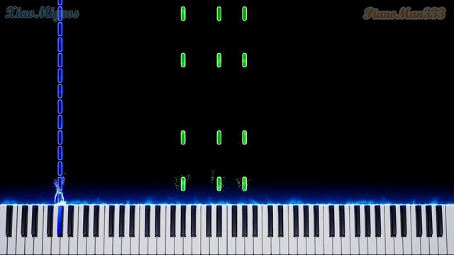 Electroman Adventures (from Geometry Dash) - Waterflame (Piano Tutorial) смотреть онлайн