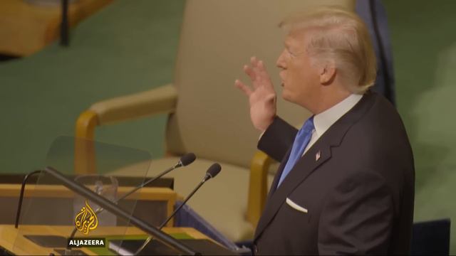 🇺🇸 🇰🇵 Trump threatens to 'totally destroy' North Korea in UN speech смотреть онлайн