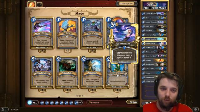 How to Hearthstone - Build Fire/Frost Mage Deck - New Build смотреть онлайн