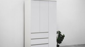 Челси Шкаф 1200 Белый глянец холодный\белый.ШКАФ39