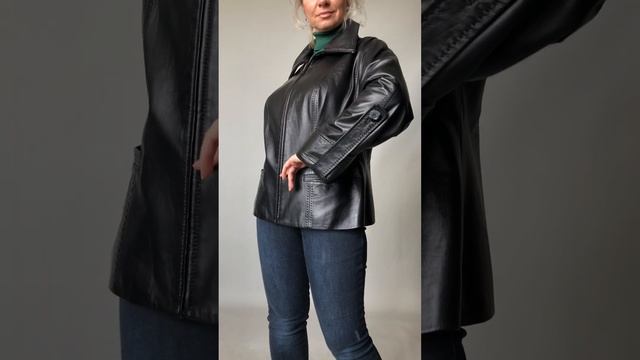 Куртка женская нат.кожа тм МАРИТАЛ (Россия) новая за 11500 ₽, дл.60 см рукав 7/8 р.46-48 /11833/ смотреть онлайн