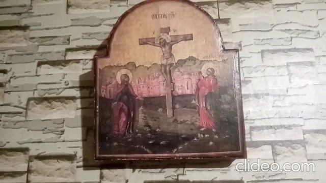 Копия редкой арочной иконы русского севера ХVIII века смотреть онлайн