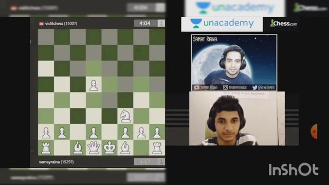 Samay's 1st victory against GM Vidit gujrathi | fog of war chess variant смотреть онлайн