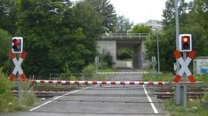 Spoorwegovergang Rockenhausen (D) // Railroad crossing // Bahnübergang