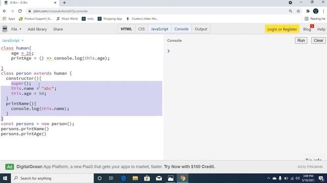 ES7 JavaScript Classes in telugu - 5 - ReactJs in telugu смотреть онлайн