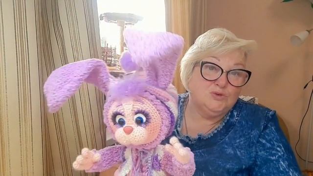 Вяжем зайку Сиреньку, этап 2/1 ? ручки и ножки зайки . смотреть онлайн