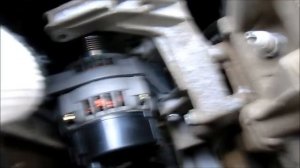 Установка генератора и ремня без натяжителя на Лада Калина