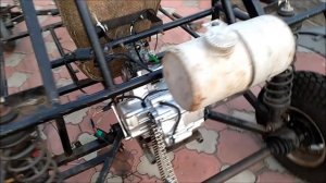 Багги с двигателем от мопеда 125 кубов