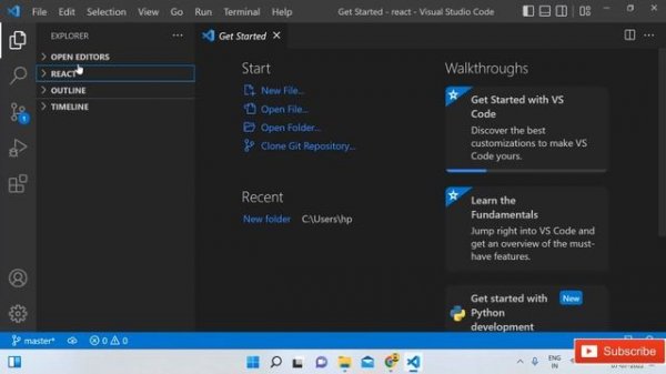 node js install visual studio code