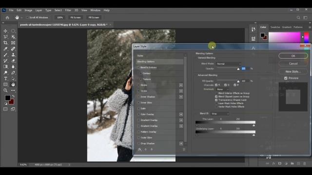 COLOUR GRADIENT EFFECTS EDITING IN ADOBE PHOTOSHOP CC 2020 | Miraa EDITING смотреть онлайн