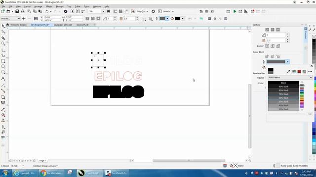 Corel Draw Tips & Tricks 3D Drawing Part 10 Text or Font смотреть онлайн