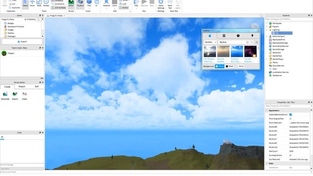 Как поменять скайбокс (задний фон) | Roblox Studio смотреть онлайн