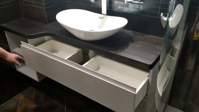 подвесная тумба в ванную комнату от makemebel.by смотреть онлайн