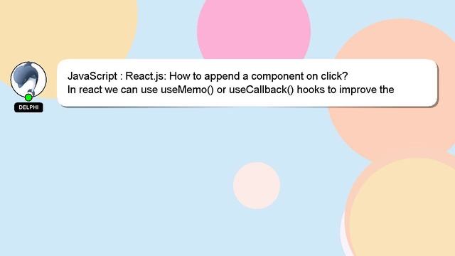 JavaScript : React.js: How to append a component on click? смотреть онлайн