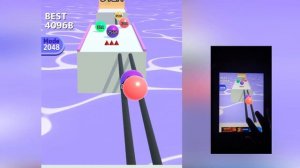 BallRun 2048 -Satisfying Mobile Games All Levels Gameplay  Android,iOS Relaxing Max Update Video KS