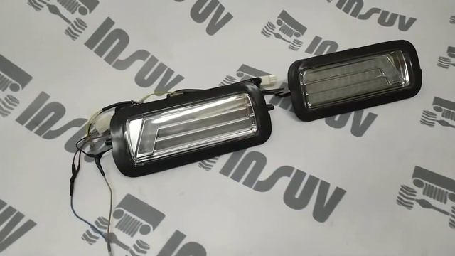 Надфарники светодиодные Нива-DLAA бегающий поворотник LEXUS (хром) смотреть онлайн