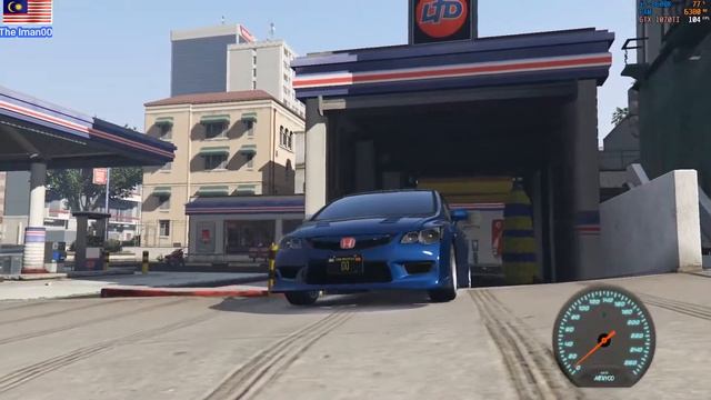 Honda Civic Type-R (2008) - GTA 5 Malaysia [#5] смотреть онлайн