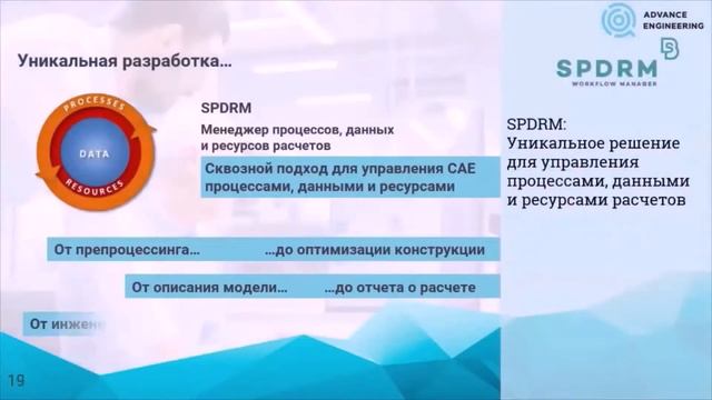 SPDRM. Оптимальное решение для управления CAE процессами смотреть онлайн