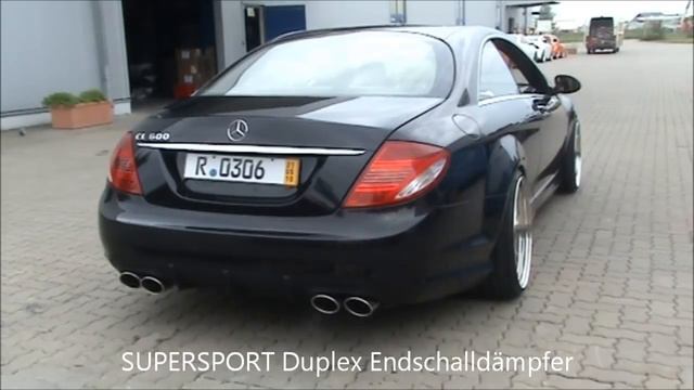 Mercedes-Benz CL 600 V12 SUPERSPORT Mit Duplex Endschalldämpfer