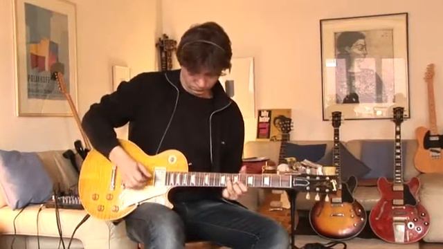 2007 Gibson Les Paul 1959 Reissue Tom Murphy aged with Fender Vibrolux Reverb clean смотреть онлайн