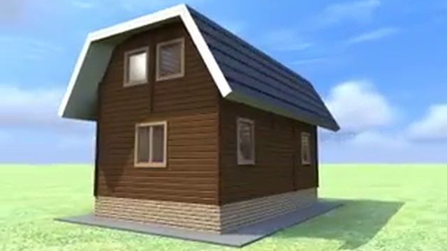 Дача 5*8.5 м из бруса смотреть онлайн