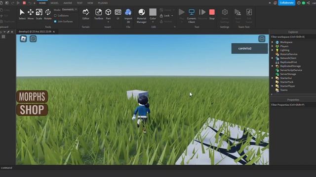Roblox inventory and morph system with GUI смотреть онлайн