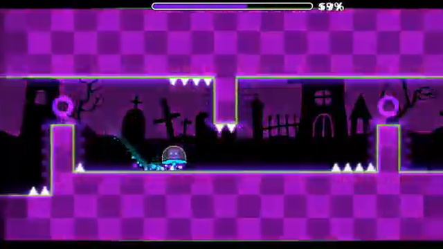 Прохождение Geometry Dash (space pirates) смотреть онлайн