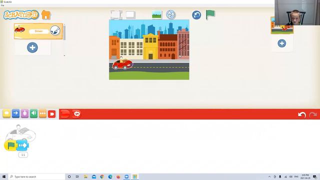 Coding animations on Scratch Junior with Maddox смотреть онлайн