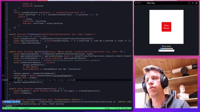 CoWorking | JS | Neovim | Developing a web based video editor смотреть онлайн