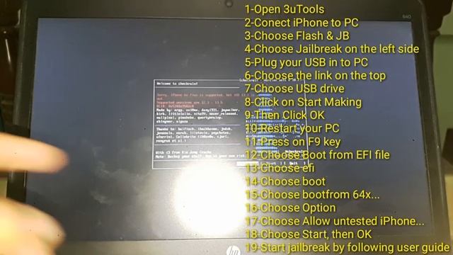 Jailbreak iPhone (iOS 13.7) on Window PC using 3uTools смотреть онлайн