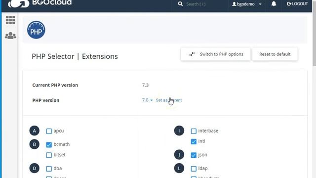 cPanel - Change PHP version смотреть онлайн