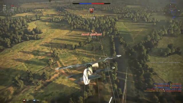 War Thunder - Incredible Luck! Soft Landing with a Clipped Wing смотреть онлайн