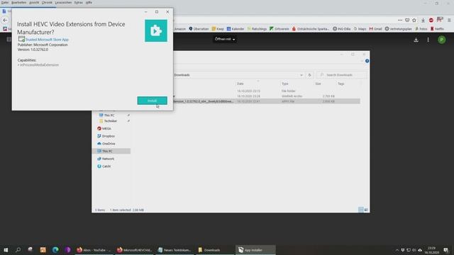 Windows 10 ERROR HEVC H.265 Codec Fix смотреть онлайн