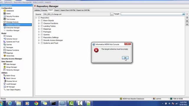 04. Informatica MDM 10 - Repository Manager for Promote changes смотреть онлайн