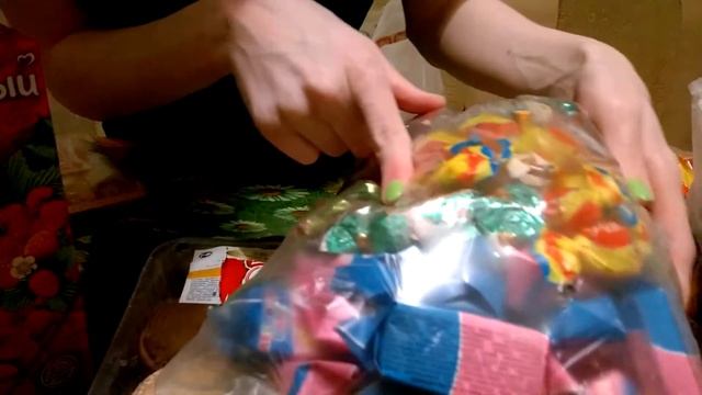 Обзор купленных сладостей.