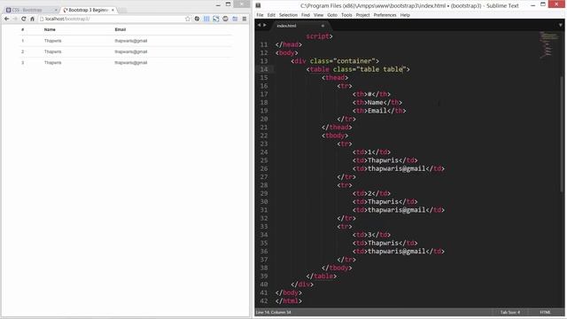 20 CSS Tables striped смотреть онлайн
