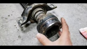 Как поменять подвесной подшипник