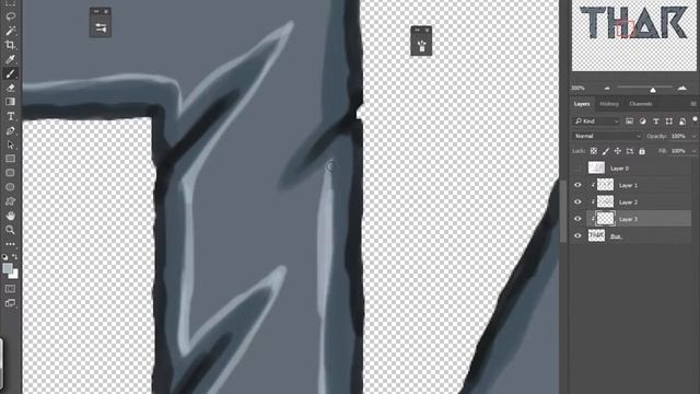 Игровой логотип. Металлические буквы. Курс современной иллюстрации #9. смотреть онлайн