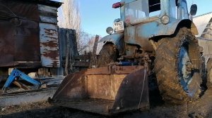 Поставил гидроцилиндр на задний ковш мтз 50.