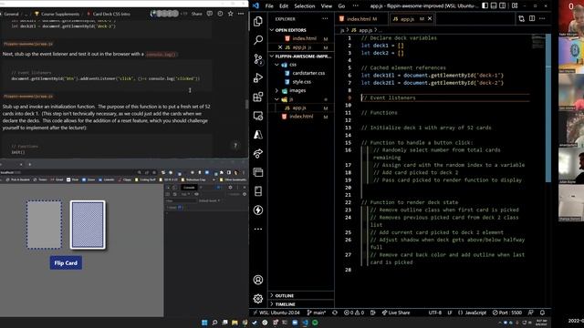 CSS Card Deck (Optional) смотреть онлайн