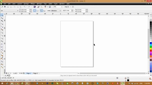 Học corel x6 - Làm quen với coreldraw x6 các tuỳ biến cơ bản смотреть онлайн