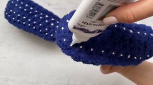 Как сделать подошву тапочек нескользящей?