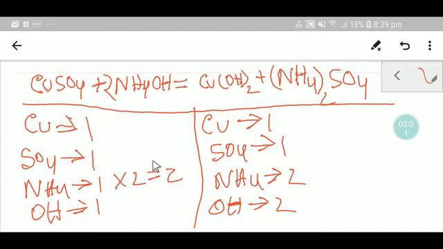 CuSO4+NH4OH=Cu(OH)2+(NH4)2SO4Balanced Equation||Cupper sulphate+Ammonium hydroxide Balanced Equatio смотреть онлайн