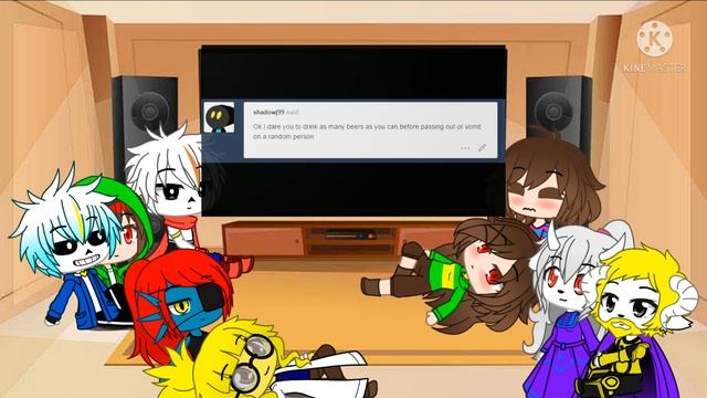 Undertale reacts to Ask Drunk Chara Part 2 смотреть онлайн