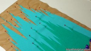 Аппликация на купальнике для художественной гимнастики:  Длинные хвосты