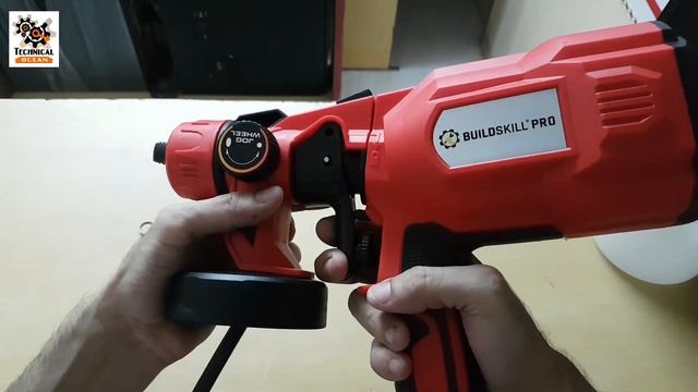 Buildskill Pro Latest Heavy Duty 750W with Copper Nozzle BPS2100 Paint Sprayer Unboxing.. смотреть онлайн