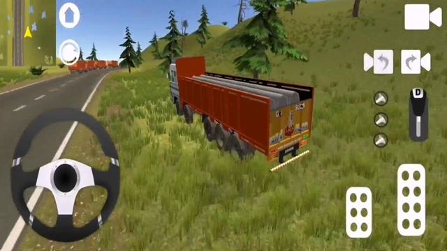 Off-road Cargo Truck Driving Simulator Pro- #33 Real indian Cargo Transport - Android IOS gameplay смотреть онлайн