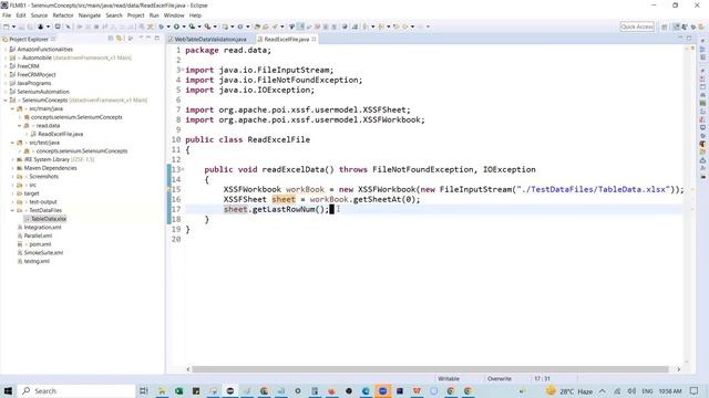 Web Table Vs Excel sheet data validation | Part-2 смотреть онлайн
