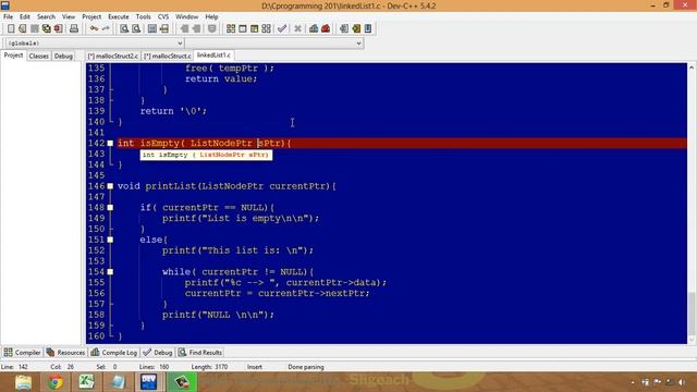 C Programming 201 linked list is empty смотреть онлайн