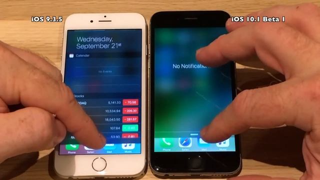 iPhone 6 : iOS 9.3.5 vs iOS 10.1 Beta 1 / Public Beta 1 Speed Test / Performance Test смотреть онлайн